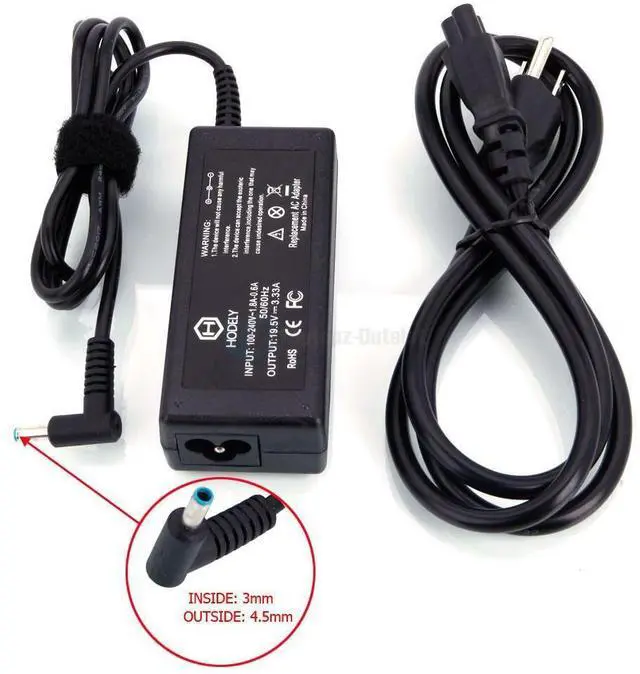Alt view image 3 of 4 - 65W AC Adapter Battery Charger for HP 709985-004 710412-001 14-Q029WM PPP009A