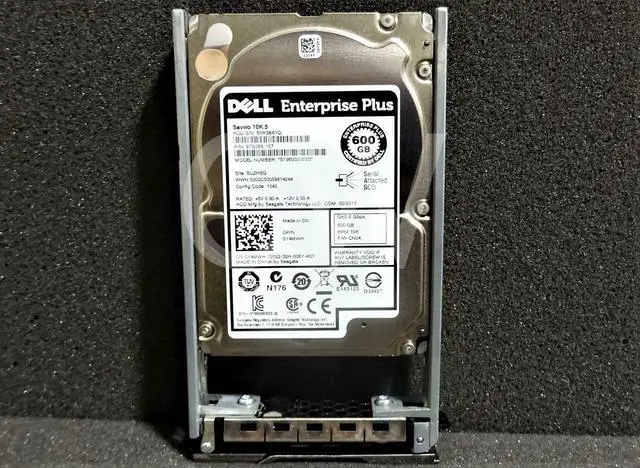 Main image of Dell EQL Y4MWH 0Y4MWH 600GB 10K 6G 2.5in SAS HARD DRIVE ST9600205SS W/ PS6210