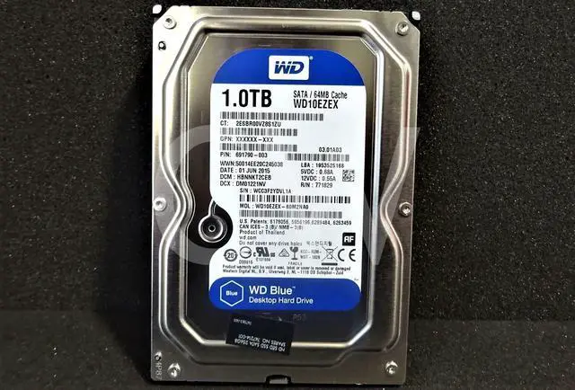 Alt view image 3 of 4 - Western Digital WD10EZEX 1TB 7.2K RPM 6Gb/s 3.5" SATA HDD Hard Drive