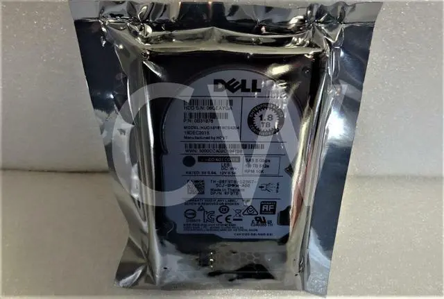 Alt view image 2 of 2 - Dell RF9T8 0RF9T8 1.8TB 10K 6G 512MB 2.5" SAS Hard Drive HUC101818CS4024 W/ Tray