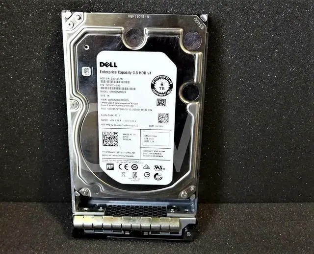 Main image of P00JM ST6000NM0024 Dell 6TB 7.2K RPM 6Gb/s 3.5" SATA HDD Hard Drive