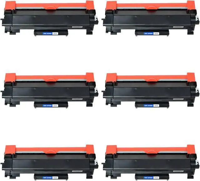 Alt view image 2 of 7 - 6PK TN760 Toner Cartridge for Brother TN-760 DCP-L2550DW HL-L2395DW MFC-L2710DW