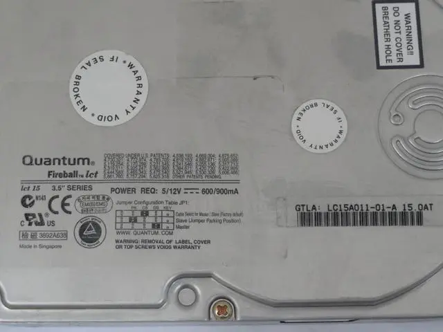 Alt view image 3 of 7 - HDD,LC15A011-01-A 15.0 AT,APPLE 10GB FBNHA 661-2361 A010F00