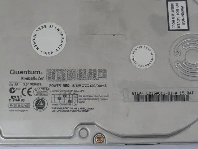 Alt view image 6 of 7 - HDD,LC15A011-01-A 15.0 AT,APPLE 10GB FBNHA 661-2361 A010F00