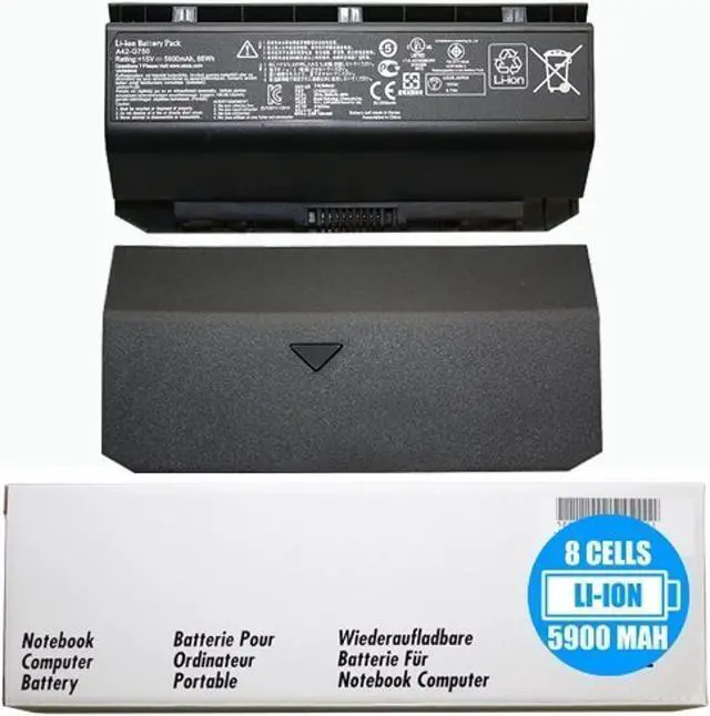 Main image of GreenTech New A42-G750 Replacement Battery for Asus G750 G750J G750JH G750JM G750JM G750JS G750JW G750JX G750JZ 0B110-00200000M 8 Cell 88Wh