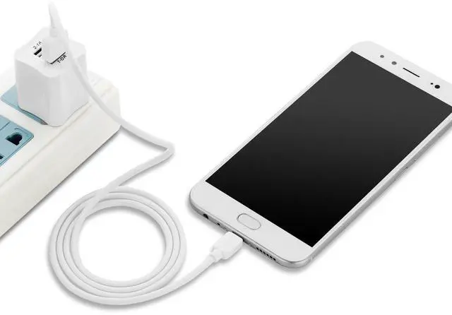 Alt view image 6 of 7 - Micro USB Cable (5-Pack, 6FT) Android Charger, Long Android Phone Charger Cord for Samsung Galaxy S7 S6 Edge J7 S5,Note 5 4,LG 4 K40 K20,MP3,Kindle,Tablet,White