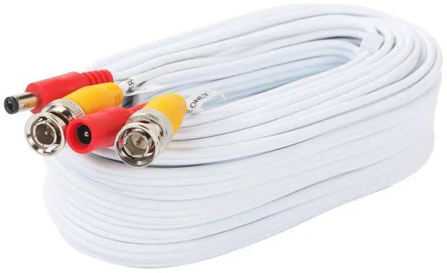 Alt view image 4 of 7 - BNC Video Power Cable 30 Feet Pre-Made All-in-One Video Security Camera Cable Wire with Two Connectors for CCTV DVR Surveillance System