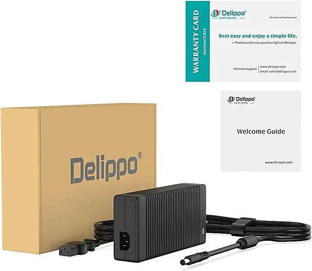 Alt view image 4 of 4 - Delippo AC Adapter 19.5V 16.9A 330W Power Supply ADP-330AB D for Dell DA330PM111 D XM3C3 0XM3C3 ADP-330AB B Dell Alienware x51 M18x M18x R1 R2 R3 M18X-0143 Laptop Charger