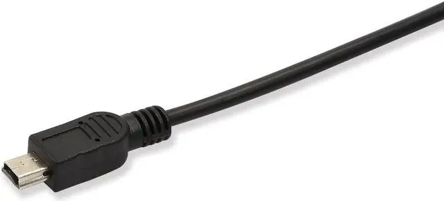 Alt view image 3 of 6 - BUCIER (2-Pack) Mini USB Male to 3.5mm Female Audio Cable for Active Clip Mic Microphone Adapter Cord-1Feet