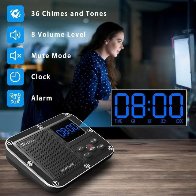 Alt view image 3 of 7 - Solar Driveway Alarm Wireless Outside 1800ft Range, Outdoor Motion Sensor & Detector Driveway Alert System with Rechargeable Battery/Weatherproof/Mute Mode(1&1-Brown)