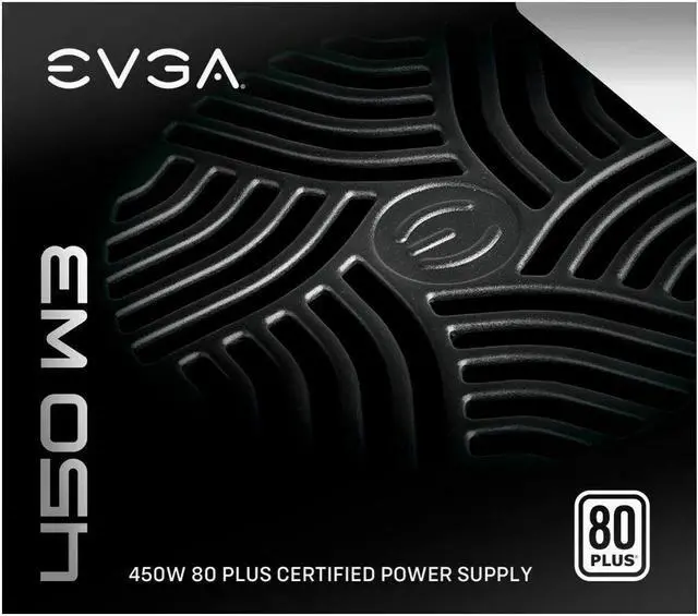 Alt view image 12 of 13 - EVGA 450 W3 Power Supply,80 PLUS Certification,450W power supply,White,100-W3-0450-K1