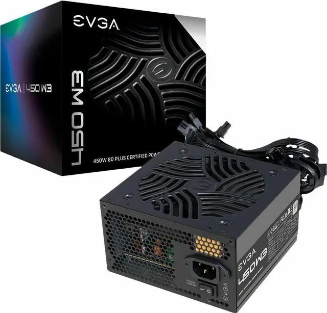 Alt view image 7 of 13 - EVGA 450 W3 Power Supply,80 PLUS Certification,450W power supply,White,100-W3-0450-K1