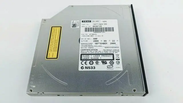 Alt view image 3 of 6 - Dell OptiPlex 380 580 780 SATA DVD-ROM Optical Drive RU772 0RU772 DV-28S