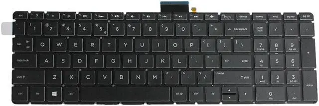 Alt view image 2 of 5 - replacement keyboard for HP 15-CC 15-cc184cl 15-cc553cl  Backlight US  Black