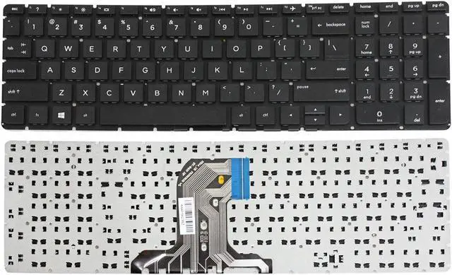 Main image of replacement keyboard for HP Pavilion 15-ac12215-ac121dx 15-ac122cy  US  no Frame LA