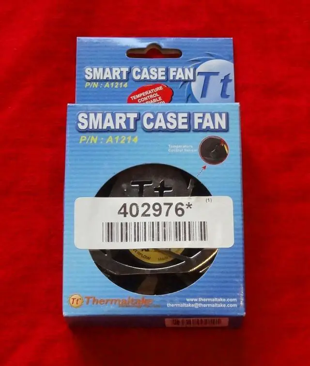 Alt view image 2 of 3 - Thermaltake 80mm x 25mm Smart Case Fan w/ Thermal Control By Temperature A1214