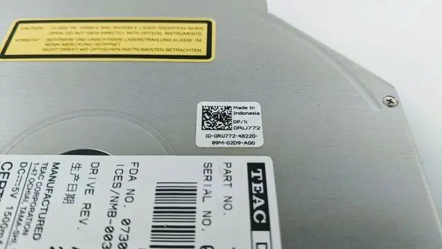 Alt view image 6 of 6 - Dell OptiPlex 380 580 780 SATA DVD-ROM Optical Drive RU772 0RU772 DV-28S