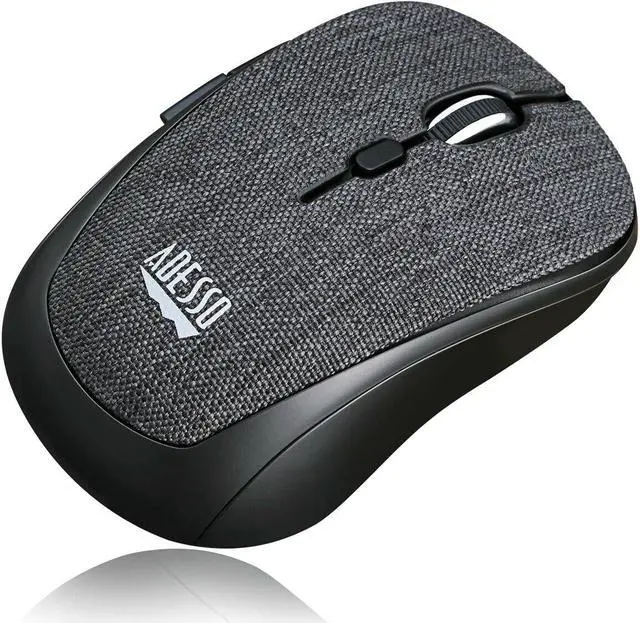 Main image of Adesso iMouse S80B - Wireless Fabric Optical Mini Mouse (Black)