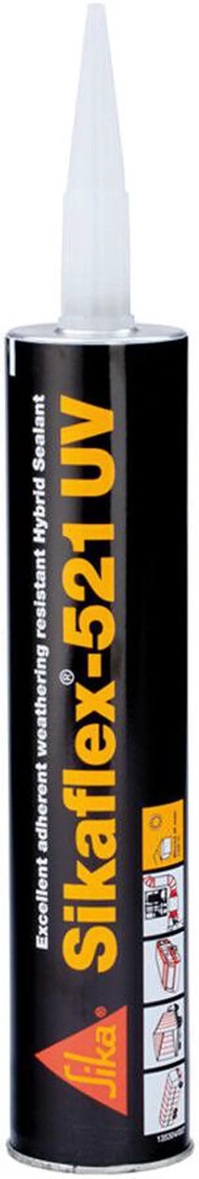 Alt view image 3 of 6 - Sika 106096  flex 521UV UV Resistant LM Polyurethane Sealant - 10.3oz(300ml) Cartridge - White