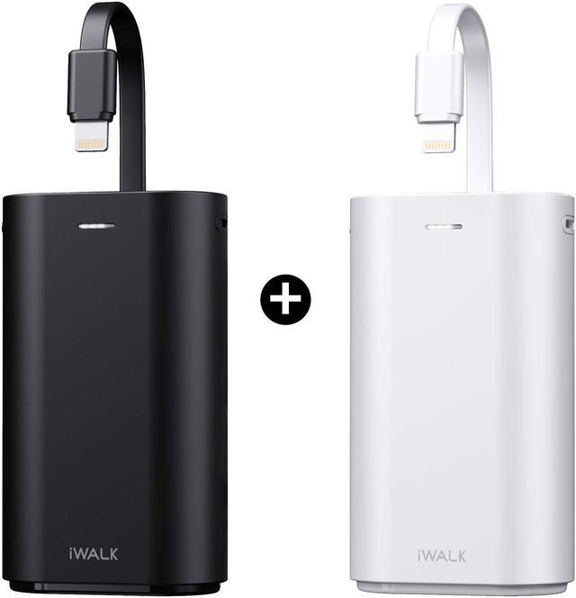 iWALK Portable Charger 9000mAh Ultra-Compact Power Bank with Built