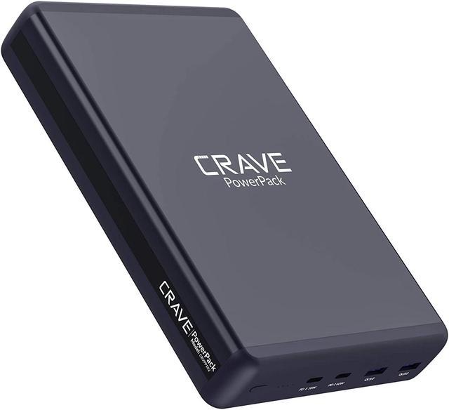 PD Power Bank 50000mAh, Crave PowerPack Portable Battery Pack Charger [Power  Delivery PD 3.0 USB-C 60W + Quick Charge QC 3.0 Dual Ports] for MacBook,  iPhone, Samsung, and More 