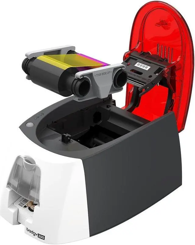 Alt view image 5 of 6 - Evolis Badgy200 ID Printer (B22U0000RS)
