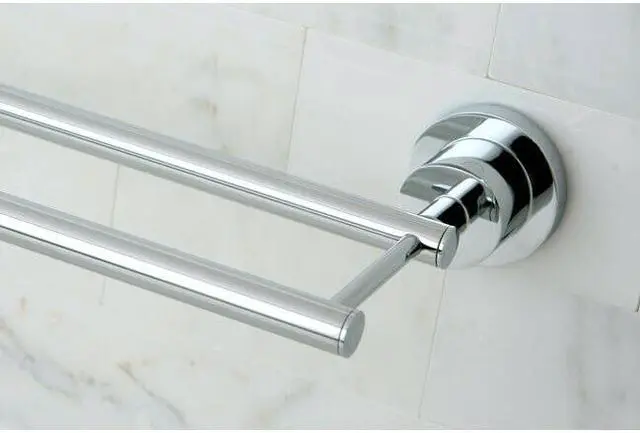 Alt view image 3 of 12 - Kingston Brass BA8213C Concord 24 Inch Dual Towel Bar - Polished Chrome