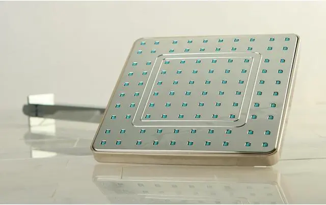 Alt view image 8 of 16 - Kingston Brass KX4641CK 8 in. Rainfall Square Showerhead with Shower Arm, 16 in. - Chrome