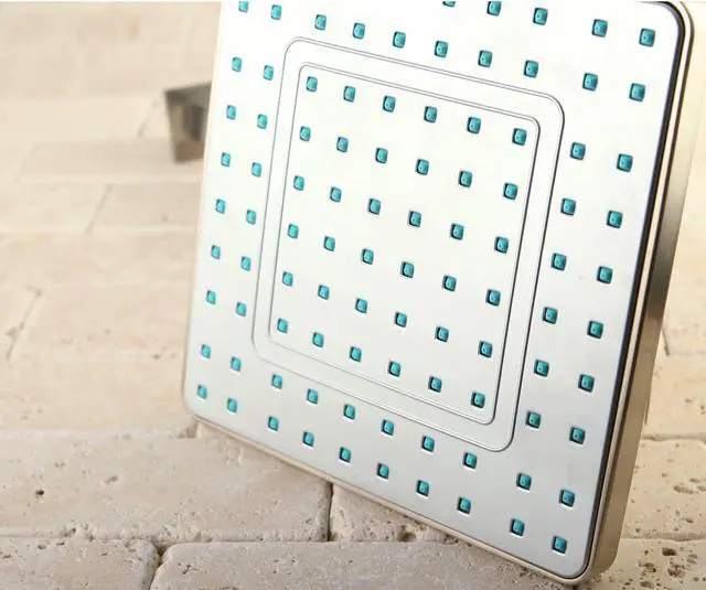 Alt view image 7 of 16 - Kingston Brass KX4641CK 8 in. Rainfall Square Showerhead with Shower Arm, 16 in. - Chrome