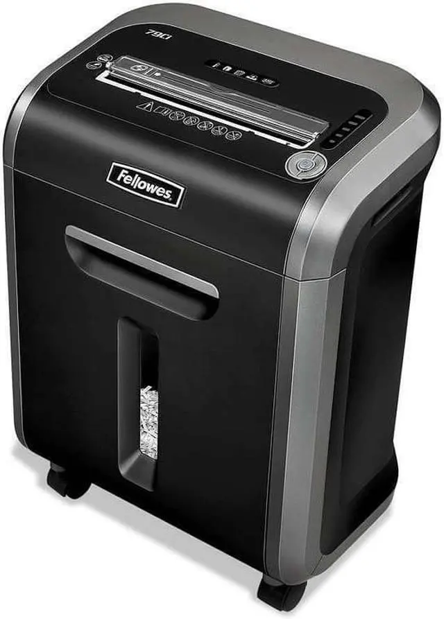 Alt view image 6 of 14 - Fellowes - 3227901 - Fellowes Powershred 79Ci - Shredder - cross-cut - 0.16 in x 1.5 in - P-4