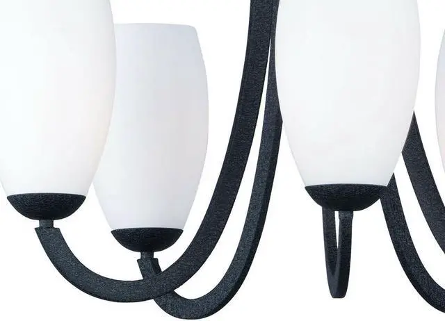 Alt view image 5 of 11 - Maxim 21655SWSN Taylor 5-Light Chandelier, Satin Nickel