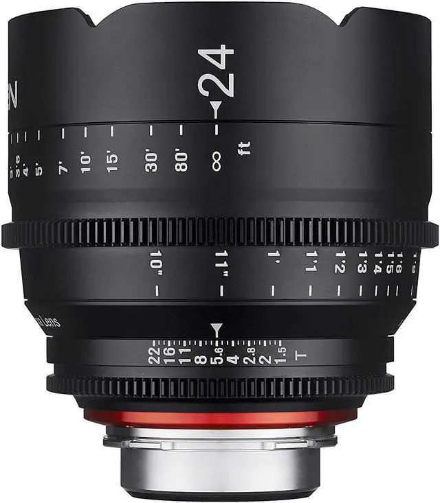 Alt view image 9 of 13 - Rokinon Xeen 24mm T1.5 Cine Lens for Sony E Mount #XN24-NEX
