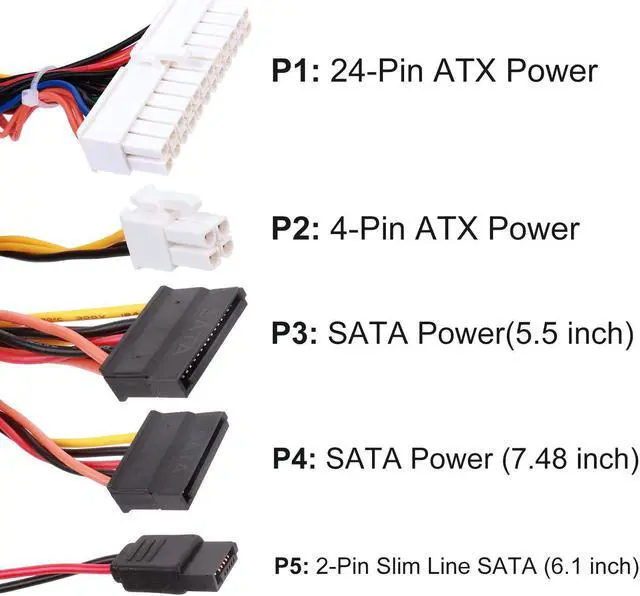 Alt view image 4 of 7 - 240W Power Supply Unit Replacement For Dell Optiplex 390 790 960 990 3010 9010 Small Form Factor System Sff H240As-00 H240As-01 H240Es-00 D240Es-00 Ac240As-00 Ac240Es-00 L240As-00 Ph3C2