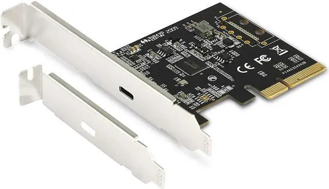 Alt view image 2 of 6 - Vantec Single Port Usb 3.2 Gen2X2 20Gbps Type C Pcie Host Card (Ugt-Pce320C)