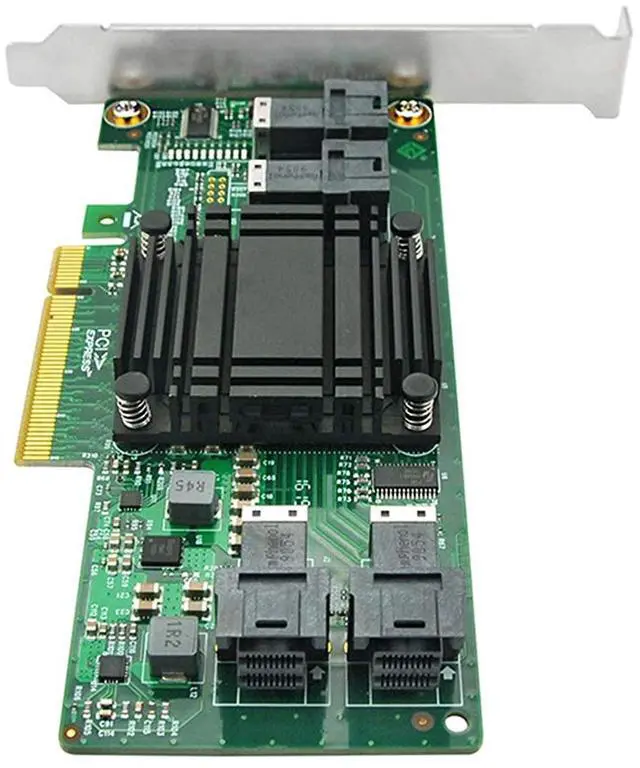 Alt view image 4 of 7 - 4 Port U.2 To Pci Express X8 Sff-8639 Nvme Ssd Adapter With Sff-8643 Mini-Sas Hd 36 Pin Connector And Plx8724 Chipset For Servers-Lrnv9324-4I