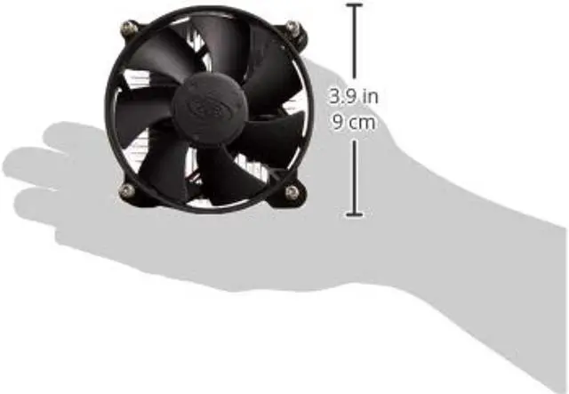 Alt view image 9 of 9 - DeepCool CK-11508 CPU Cooler 92mm Silent Cooling Fan For Intel CPU Socket LGA1150/LGA1156/LGA1155