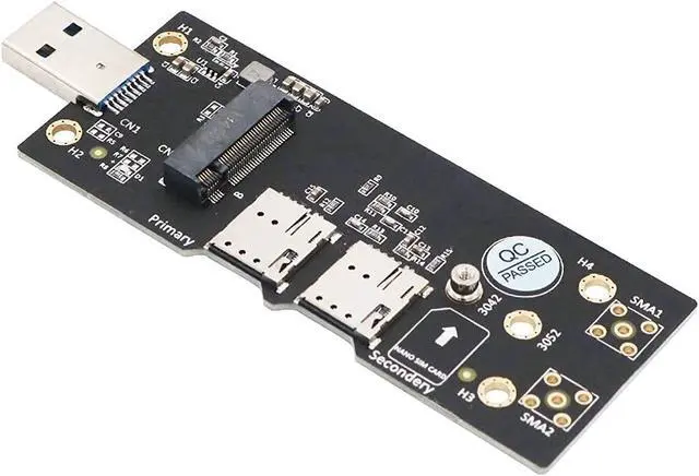 Main image of Ngff(M.2) To Usb 3.0 Adapter With Dual Nano Sim Card Slot For 3G/4G/5G Module