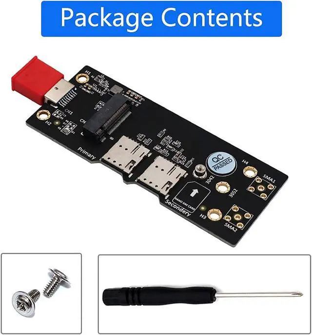 Alt view image 7 of 7 - Ngff(M.2) To Usb 3.0 Adapter With Dual Nano Sim Card Slot For 3G/4G/5G Module