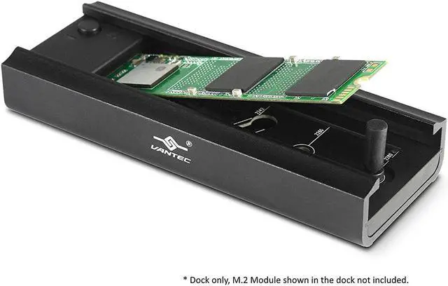 Alt view image 7 of 7 - Nexstar Sx, Usb 3.2 Gen 2X1 Type C M.2 Nvme/Sata Ssd Dock (Nst-D209C3-Bk)