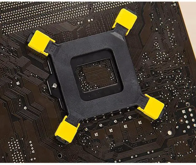 Alt view image 5 of 7 - Adjustable Backplate Mounting Bracket Holder Kit Compatible With Intel 775 1155 1156 1366 Motherboard Cpu Pc Cooling Heatsink Fan Bracket Snap Fix Screw Bolts