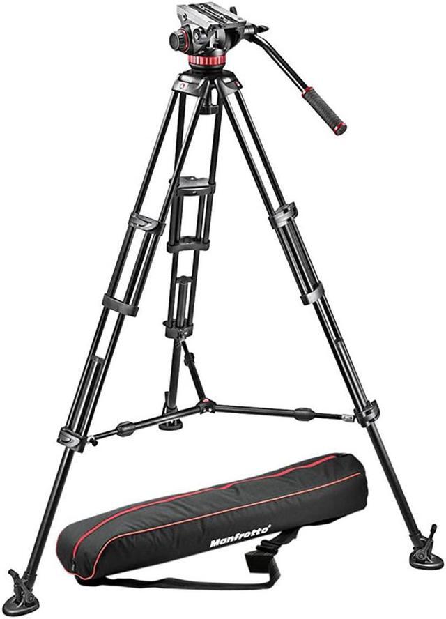 Alt view image 4 of 7 - Manfrotto - MVH502A,546BK-1 - Manfrotto Pro Video MVH502A with 546B Tripod