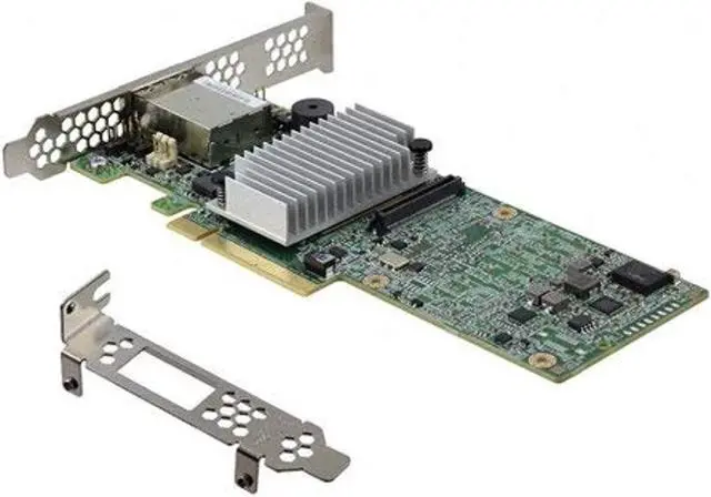 Alt view image 9 of 11 - LSI Logic Controller Card 05-25528-04 MegaRAID 9380-8e Single 8Port SATA/SAS PCI-Express 12Gb/s Low Profile Brown Box