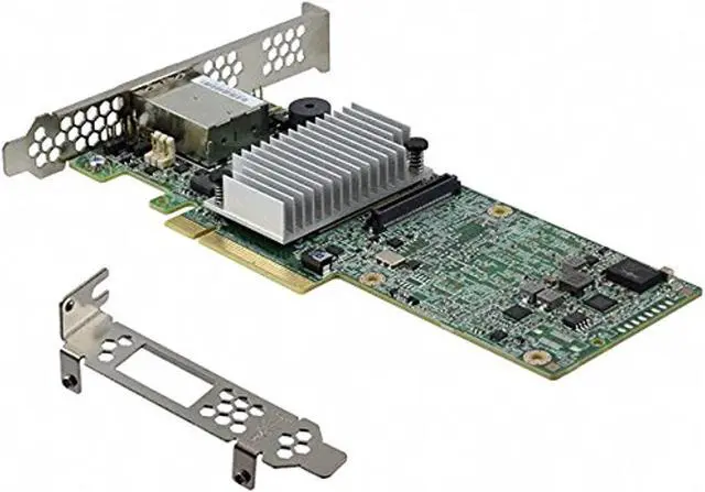 Alt view image 7 of 11 - LSI Logic Controller Card 05-25528-04 MegaRAID 9380-8e Single 8Port SATA/SAS PCI-Express 12Gb/s Low Profile Brown Box