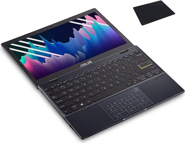 Alt view image 15 of 15 - ASUS Laptop L210 Ultra Thin Laptop, 11.6” HD Display, Intel Celeron N4020 Processor, 4GB RAM, 64GB Storage, NumberPad, Windows 10 Home in S Mode with One Year of Microsoft 365 Personal, L210MA-DB01