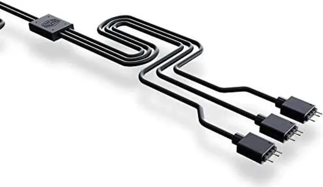 Alt view image 4 of 7 - Addressable Rgb 1-To-3 Sp Cable 1-To-3 3Pin 5V Rgb Fan Adapter Cable Compatible Argb Extension Suitable For Asus Msi Gigabyte Asrock Motherboards