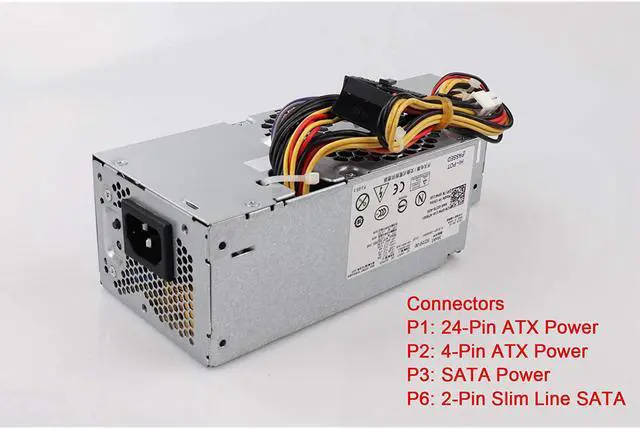 Alt view image 4 of 4 - Fr610 Wu136 Pw116 67T67 Rm112 R224M 235W Power Supply Replacement For Dell Optiplex 580 760 780 960 980 Sff Systems, Model Numbers H235P-00 L235P-01 L235P-00 H235E-00 F235E-00 L235Es-00