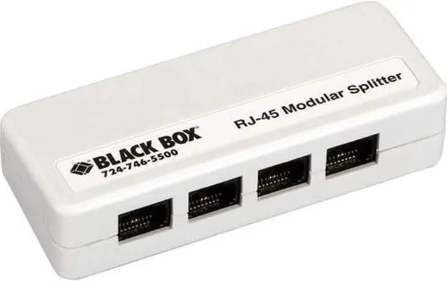 Alt view image 3 of 3 - Black Box RJ45 Splitter Adapter Cable