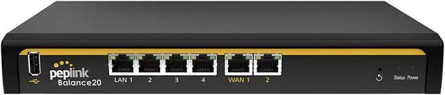 Alt view image 11 of 18 - Peplink Balance 20 Multi-WAN Router