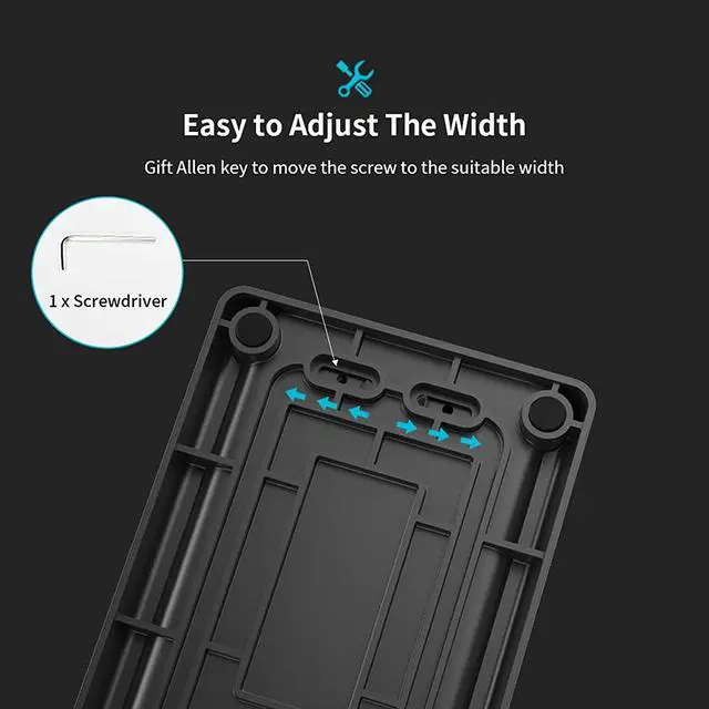 Alt view image 4 of 6 - Vertical Laptop Holder, Vertical Laptop Stand With Adjustable Dock Size, Macbook Stand Made Of Premium Abs Plastic, 3 In 1 Design Space-Ng For All Cellphones, Macbooks