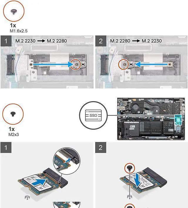 Alt view image 3 of 6 - 2Nd Slot 2 M.2 Ssd Hard Drive Mounting Support Bracket Kymc9 For Dell Inspiron 14 5400 5401 5402 5406 5408 5409 5501 5502 5505 5509 7405 3590 5585 5591 7570 7786